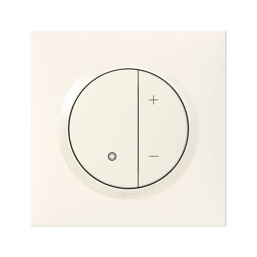 [LEG095013] Variateur Toutes Lampes Dooxie 2 Fils Avec Plaque Carrée Bla legrand 095013