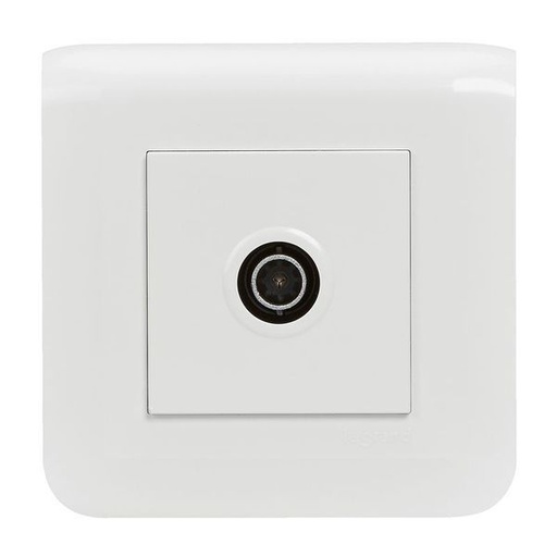 [LEG099207] Mosaic Prise Tv Simple Complet Vis Blanc legrand 099207