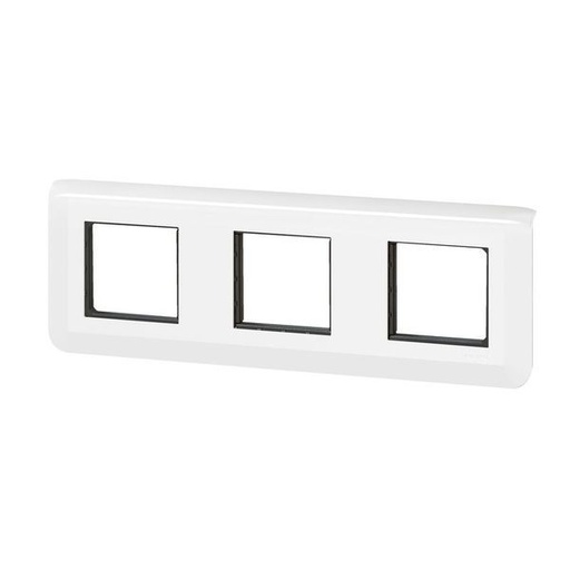 [LEG099476] Mosaic Support + Plaque 3X2 Modules Montage Horizontal Blanc legrand 099476