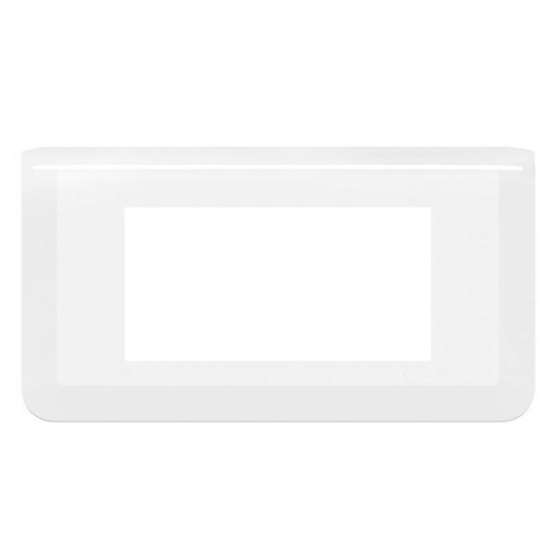 [LEG200945] Mosaic Plaque 4 Modules Montage Horizontal Blanc legrand 200945