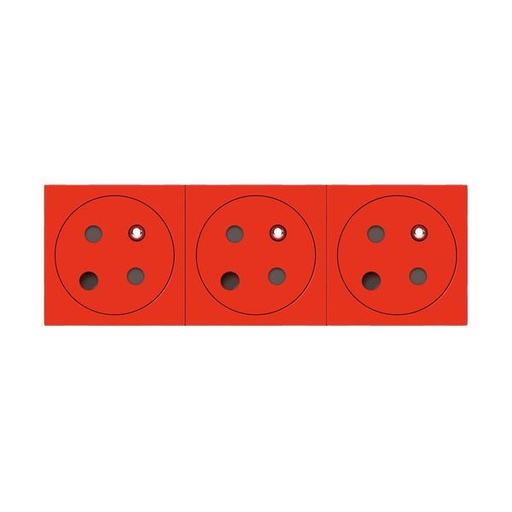 [LEG077153L] Triple Prises De Courant 2P+T Surface Mosaic Link Racc Latér legrand 077153L