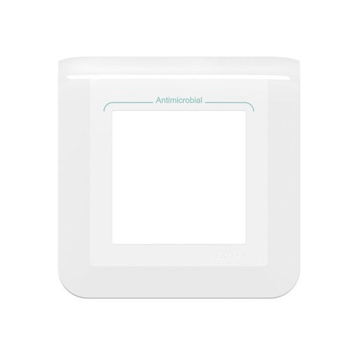 [LEG078722L] Plaque De Finition Mosaic Pour 2 Modules Blanc Antimicrobien legrand 078722L