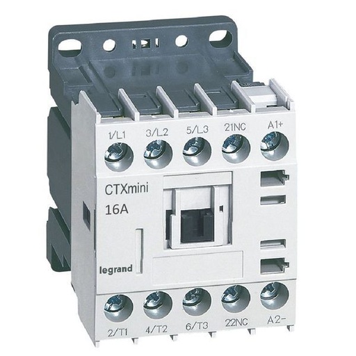 [LEG417071] Ctx Mini Contacteur 3P 16A 1Nc 24Vdc legrand 417071