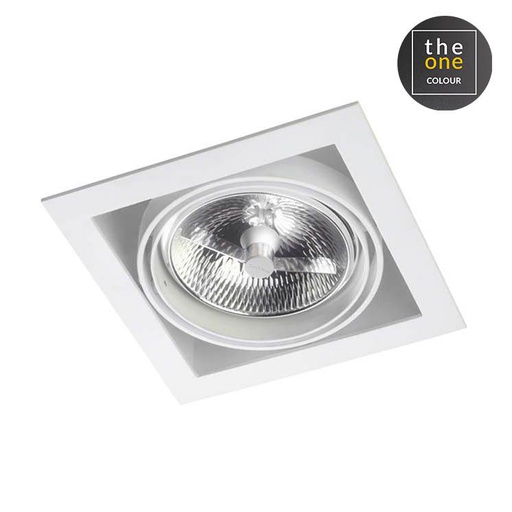 [LDDM00611400] Encastré de plafond multidir 1 x gu10 15 , 1 x g DM-0061-14-00