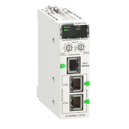 [SCHBMECRA31210C] Modicon X80 - module de comm. - pour rack déporté BMECRA31210C