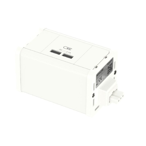[SCHINS44200] Unica System+ - nourrice précâblée M - USB A+A - b INS44200