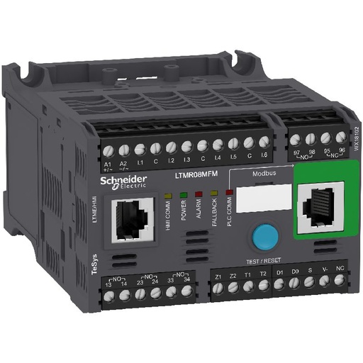 [SCHLTMR08MFM] TeSys T contrôleur moteur LTM R, Modbus, 100 à 240 LTMR08MFM
