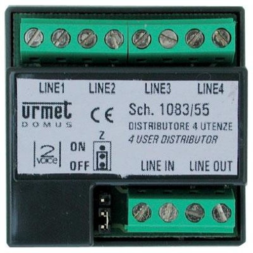 [URM1083/55] Derivateur Video 4S 2Voice Urmet 1083/55