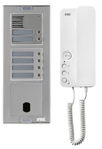 [URMKASA83/06] Kit Audio Sinth Alu 6Bp 2V Programme Urmet KASA83/06