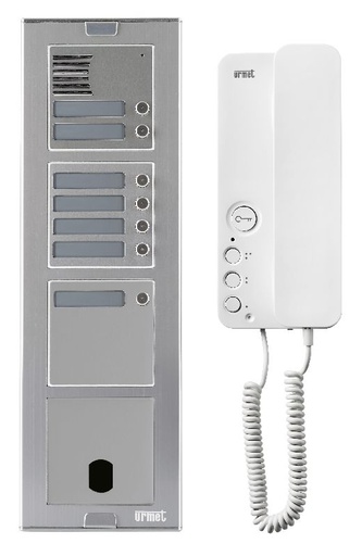 [URMKASA83/07] Kit Audio Sinth Alu 7Bp 2V Programme Urmet KASA83/07