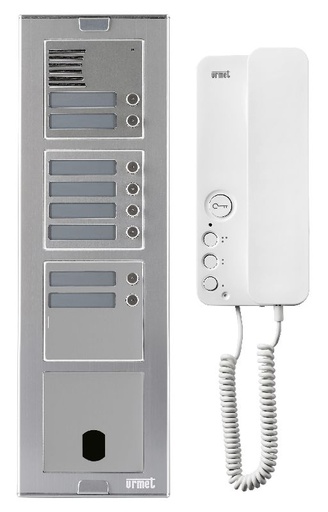 [URMKASA83/08] Kit Audio Sinth Alu 8Bp 2V Programme Urmet KASA83/08