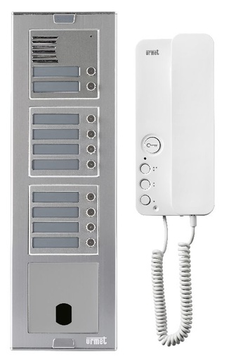 [URMKASA83/10] Kit Audio Sinth Alu 10Bp 2V Programme Urmet KASA83/10