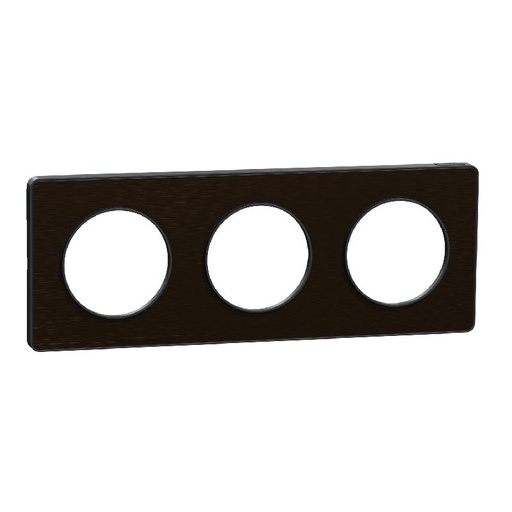 [SCHS540806L] Odace Touch, plaque Bronze brossé liseré Anthracit S540806L