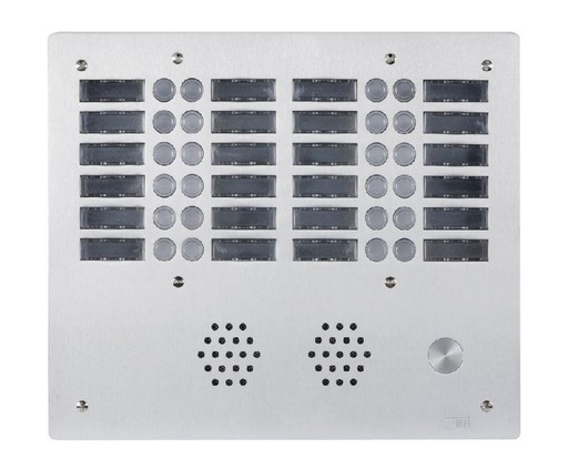 [URM7774/24] Plaque A.V Alu 6Mm 4R 24Bp Urmet 7774/24