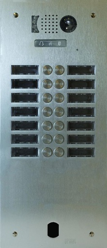 [URMV83/214] Plaque Video Alu 2R 14 Bp 2 Voice Urmet V83/214