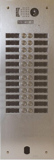 [URMV83/224] Plaque Video Alu 2R 24 Bp 2 Voice Urmet V83/224