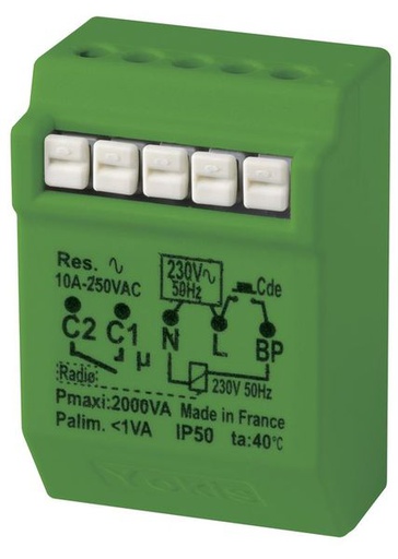 [YOKMTR2000ERP] Télérupteur 10A radio Power Yokis MTR2000ERP